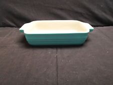 VINTAGE LE CREUSET SMALL ROASTING TRAY, TORQUOISE, VERY GOOD CONDITION.  for sale  Shipping to South Africa