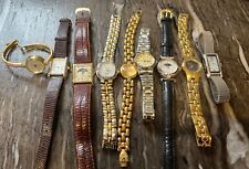 Lote 9 relógios femininos exatamente rumores QQ Seiko ESQ Esquire Yves Renaud para peças comprar usado  Enviando para Brazil