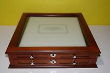 Danbury Mint U.S. Presidential Silver Commemoratives Wood Display Case -NO COINS for sale  Shipping to South Africa