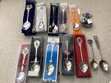 JOB LOT OF VINTAGE COLLECTABLE SOUVENIR SPOONS for sale  Shipping to South Africa
