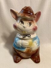 Vintage RARE Mccoy USA Easter Rabbit Cookie Jar 12" tall Excllent shape! for sale  Saint Joseph
