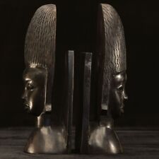 African ebony bookends for sale  Shipping to Ireland