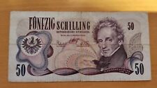 Schilling banknote 1970 gebraucht kaufen  Viechtach