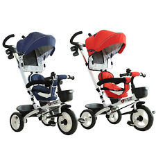 Carrinho de bebê 4 em 1 triciclo dobrável infantil trike destacável com dossel comprar usado  Enviando para Brazil