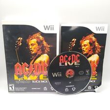 AC/DC Live: Rock Band Track Pack (Nintendo Wii, 2008) CIB Completo con Manual segunda mano  Embacar hacia Argentina
