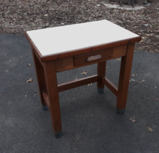 oak glass desk top for sale  Lambertville