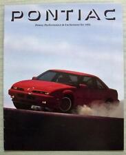Pontiac 1991 usa for sale  LEICESTER