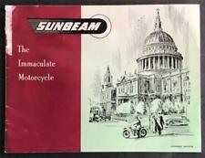 Sunbeam motorcycle sales for sale  LEICESTER