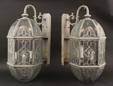 2 glass wall light fixtures for sale  Cumberland