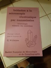 Initiation microscopie lectron d'occasion  France