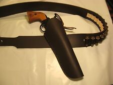 Cross Draw Cowboy Western Leather Holster & Gun Belt Rig up to a 6" Barrel comprar usado  Enviando para Brazil