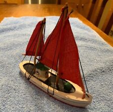 Wooden model sailboat for sale  ASHBOURNE
