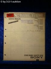 Sony service manual gebraucht kaufen  Emsdetten