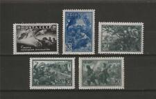 Rusia 1942-43 Sc# 868/92 escenas de guerra de la Segunda Guerra Mundial 5 sellos montado sin montar o nunca montado, usado segunda mano  Embacar hacia Argentina