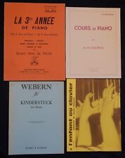 Lot partitions piano d'occasion  France