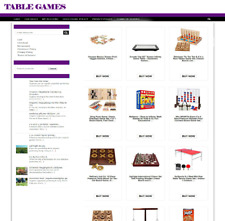 Table games website for sale  LONDON