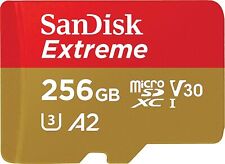 Tarjeta de memoria SanDisk 256 GB Extreme microSDXC UHS-I (IL/RT6-18190-SDSQXA1-256G... segunda mano  Embacar hacia Argentina