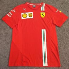 Men's Puma Official Licensed Scuderia Ferrari Formula 1 F1 Racing Red T-Shirt, used for sale  Shipping to South Africa