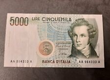 Banconota 5000 lire usato  Caorso