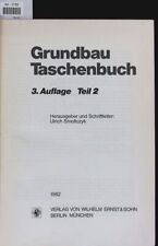 Grundbau taschenbuch 2362256 gebraucht kaufen  Delitzsch