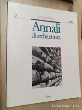 Annali architettura. vol. usato  Italia