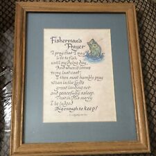Fisherman prayer framed for sale  Indianola