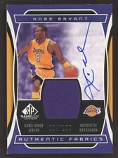 2004 SP Jogo Usado Edição Kobe Bryant Assinado NO CARTÃO AUTOGRAFADO GU Jersey /100 comprar usado  Enviando para Brazil