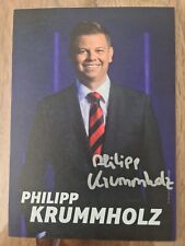 Philipp krummholz autogrammkarte gebraucht kaufen  Möckmühl