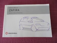 Vauxhall zafira owners for sale  SHERINGHAM