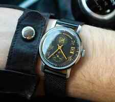 Relógio maçônico, relógio soviético. Relógio URSS, relógio maçônico preto, pulseira de metal, usado comprar usado  Enviando para Brazil