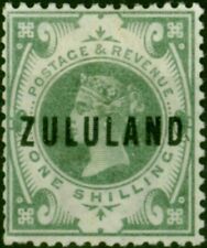 1892 Zululand 1s Boring Green SG10 Fine LMM for sale  Shipping to South Africa