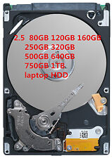 80GB 120GB 160GB 250GB 320GB 500GB 640GB 750GB 1TB 2.5" SATA INTERNAL HARD DRIVE, used for sale  Shipping to South Africa