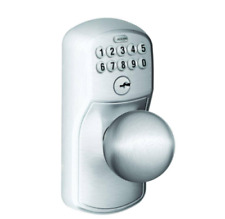 Schlage Plymouth Satin Chrome Commercial Electronic Door Lock FE595 PLY 626 ORB for sale  Shipping to South Africa