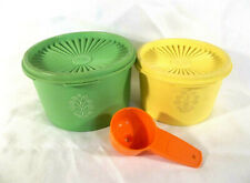 Usado, Tupperware narciso amarelo mini e maçã verde midi latas e funil de tangerina comprar usado  Enviando para Brazil