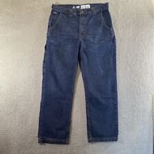 Jeans masculino Lapco FR 32x30 (adequado para 34x28) azul denim resistente a chamas trabalho carpinteiro comprar usado  Enviando para Brazil