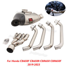 Sistema completo para silenciador de tubo de escape Honda CBR650R CBR650F CB650F CB650R 2019-23 comprar usado  Enviando para Brazil