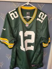 Camiseta deportiva de fútbol americano Nike Green Bay Packers Aaron Rodgers #12 de la NFL para hombre talla grande segunda mano  Embacar hacia Mexico