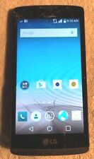 Smartphone ROTO LG Leon LTE H345 8GB Negro (T-Mobile) Envío rápido Vidrio agrietado  segunda mano  Embacar hacia Argentina