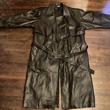 Vintage leather trench for sale  Houston