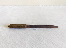 19c Vintage Original Old Brass Handle Dagger Knife Rare Collectibles I221 for sale  Shipping to South Africa