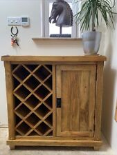 Oak wine cabinet for sale  YORK