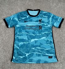 Usado, Camisa Jersey Nike LFC Liverpool Tamanho M Verde Azul Preta Masculina Poliéster Away 2020 comprar usado  Enviando para Brazil