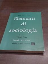 Libro elementi sociologia usato  Monte San Pietro