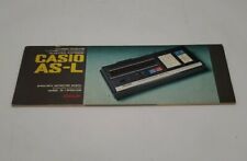 Vintage Casio AS - L Nixie Calculadora de Tubo Manual de Instruções Raro Vintage comprar usado  Enviando para Brazil