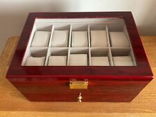 Wooden watch display for sale  SPALDING