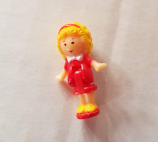 Vintage Bluebird POLLY POCKET Replacement Figure Yellow Hair & Shoes, Red Outfit for sale  Shipping to Canada
