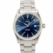 Relógio masculino OMEGA Seamaster Aqua Terra 2518.80 quartzo mostrador azul 90231468 comprar usado  Enviando para Brazil