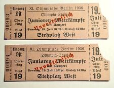 Alte eintrittskarten lympiade gebraucht kaufen  Berlin