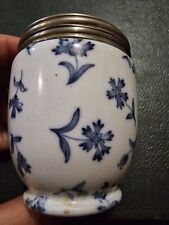 royal worcester egg coddler 1913 Antique Blue And white Flower  for sale  Shipping to South Africa