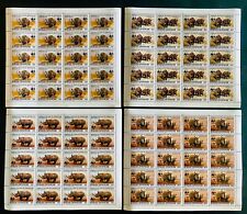 Stamps Full Set in Sheets WWF Rhinoceros Central Africa 83 perf., usato usato  Spedire a Italy